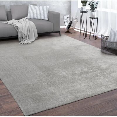 PACO HOME Cadiz 630 - Alfombra Plateada 300x400cm PACO HOME Cadiz 630 - Alfombra Plateada 300x400cm