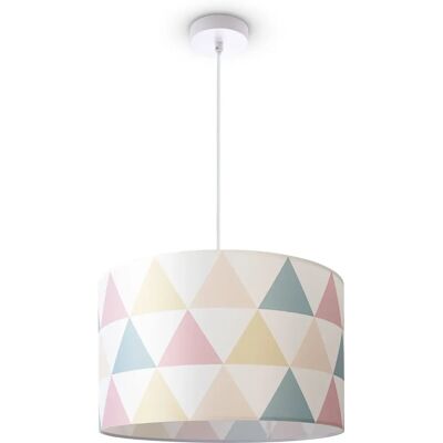 PACO HOME Hugo Delta Pendelleuchte Weiß Modern Geometrisch - Pendelleuchte PACO HOME Hugo Delta Pendelleuchte Weiß Modern Geometrisch - Pendelleuchte