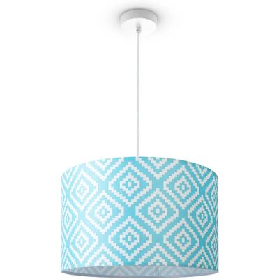 PACO HOME Hugo Stella Weiße Stoffpendelleuchte - Pendelleuchte PACO HOME Hugo Stella Weiße Stoffpendelleuchte - Pendelleuchte