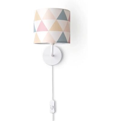 PACO HOME Luca Delta Lampada Da Parete Bianca - Decorazione Bambini PACO HOME Luca Delta Lampada Da Parete Bianca - Decorazione Bambini