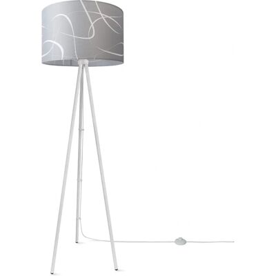 PACO HOME Stehlampe - Modernes Design, Verstellbare Schatten, Stabiles Dreibein PACO HOME Stehlampe - Modernes Design, Verstellbare Schatten, Stabiles Dreibein