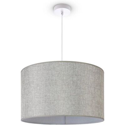PACO HOME HUGO CANVAS UNI COLOR Pendelleuchte - Wohnzimmer Stoff PACO HOME HUGO CANVAS UNI COLOR Pendelleuchte - Wohnzimmer Stoff