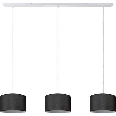 PACO HOME HUGO CANVAS UNI COLOR - Lampada pendente elegante e regolabile PACO HOME HUGO CANVAS UNI COLOR - Lampada pendente elegante e regolabile