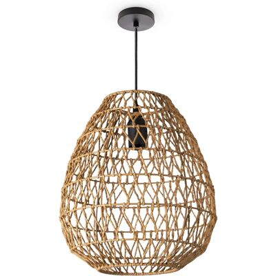 PACO HOME KAGEEG Pendelleuchte - Boho Rattan Optik PACO HOME KAGEEG Pendelleuchte - Boho Rattan Optik