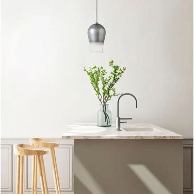 PACO HOME Dalia Pendelleuchte - Modern schwarze Glaslampe PACO HOME Dalia Pendelleuchte - Modern schwarze Glaslampe