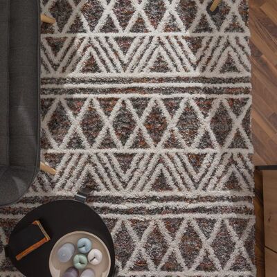 Alfombra PACO HOME Monza 652 - Estilo étnico boho, Patrón geométrico, Suave y duradera Alfombra PACO HOME Monza 652 - Estilo étnico boho, Patrón geométrico, Suave y duradera