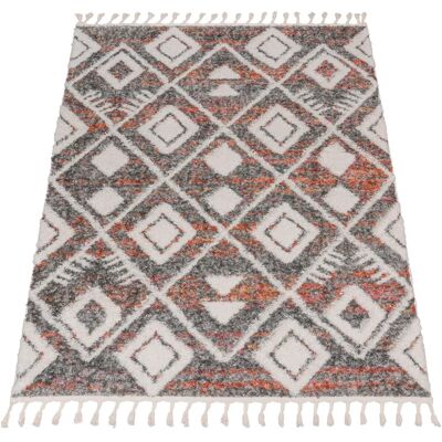 Paco Home - Tappeto Geometrico Multicolore a Pelo Lungo - Stile Boho Nordico - 200x280cm Paco Home - Tappeto Geometrico Multicolore a Pelo Lungo - Stile Boho Nordico - 200x280cm