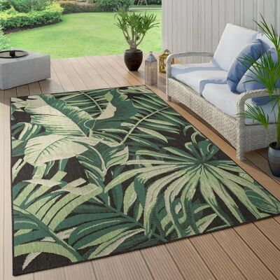 Tappeto Jungle Leaf Esterno - Boho Chic 80x250cm - Paco Home Tappeto Jungle Leaf Esterno - Boho Chic 80x250cm - Paco Home