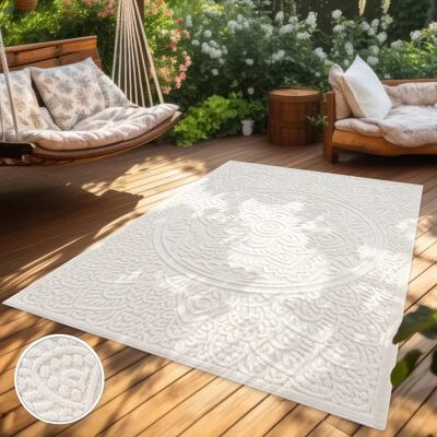Tappeto PACO HOME Cotton 232 - Beige Effetto Hoch-Tief Interno Esterno Tappeto PACO HOME Cotton 232 - Beige Effetto Hoch-Tief Interno Esterno
