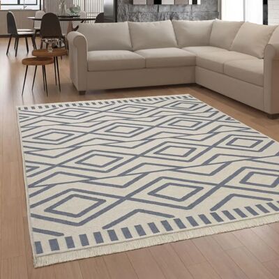 Paco Home - Alfombra Nordica Boho 200x280cm - Gris - Alfombra Paco Home - Alfombra Nordica Boho 200x280cm - Gris - Alfombra