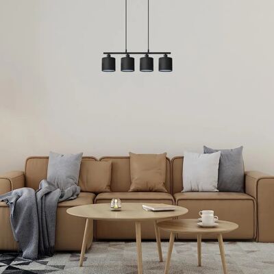 PACO HOME Anika Pendelleuchte - Schwarz-Weiß - Pendelleuchte PACO HOME Anika Pendelleuchte - Schwarz-Weiß - Pendelleuchte