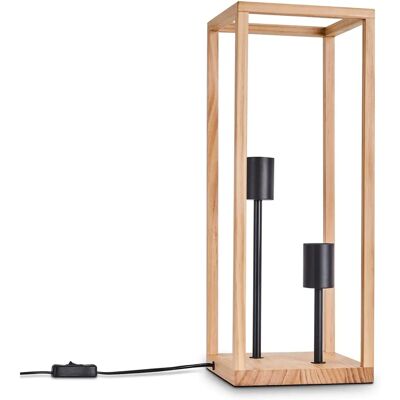 Paco Home Holz Pendelleuchte - Modernes Design - 50cm Paco Home Holz Pendelleuchte - Modernes Design - 50cm
