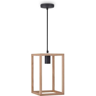PACO HOME BJÖRN Schwarze Pendelleuchte - E27 Skandi-Stil PACO HOME BJÖRN Schwarze Pendelleuchte - E27 Skandi-Stil