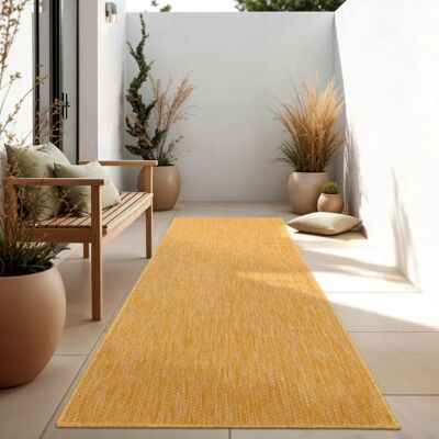 Paco Home - Tappeto Giallo 80x150cm Interno/Esterno Paco Home - Tappeto Giallo 80x150cm Interno/Esterno