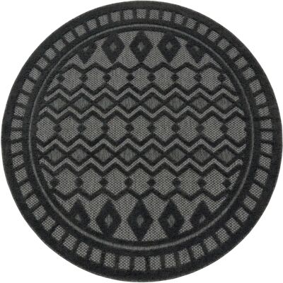Alfombra PACO HOME Livorno 671 - Redonda, 200cm, Patrón 3D Geométrico Alfombra PACO HOME Livorno 671 - Redonda, 200cm, Patrón 3D Geométrico