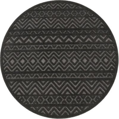Tappeto Paco Home Livorno 673 - Rotondo, 200cm, Grigio, Resistente, Interno/Esterno Tappeto Paco Home Livorno 673 - Rotondo, 200cm, Grigio, Resistente, Interno/Esterno