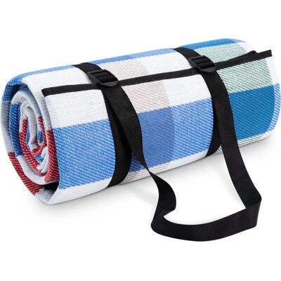 Paco Home Coperta Picnic Campeggio - Rot-Blau - 200x300cm - Isolamento del terreno Paco Home Coperta Picnic Campeggio - Rot-Blau - 200x300cm - Isolamento del terreno