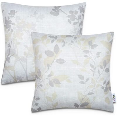 PACO HOME Set 2 Copertine Cuscini 45x45 Antracite - Set Copertine per Cuscini PACO HOME Set 2 Copertine Cuscini 45x45 Antracite - Set Copertine per Cuscini