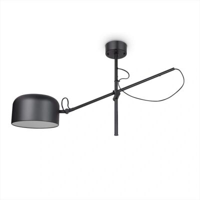 Paco Home Schwarze Verstellbare Deckenleuchte - Deckenlampe Paco Home Schwarze Verstellbare Deckenleuchte - Deckenlampe