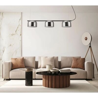 PACO HOME LED Pendelleuchte 3-Flammig - Matt Nickel PACO HOME LED Pendelleuchte 3-Flammig - Matt Nickel