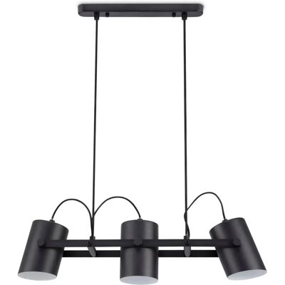 PACO HOME KARL Pendelleuchte - 3-flammig, Schwarz - Deckenleuchte PACO HOME KARL Pendelleuchte - 3-flammig, Schwarz - Deckenleuchte