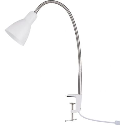 Lampada da scrivania LED PACO HOME - Bianco Argento - Scrivania, Studio, Ufficio Lampada da scrivania LED PACO HOME - Bianco Argento - Scrivania, Studio, Ufficio