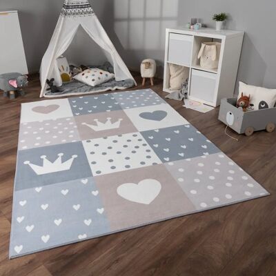 Tappeto per bambini PACO HOME Eliz 391 - Motivo patchwork Tappeto per bambini PACO HOME Eliz 391 - Motivo patchwork