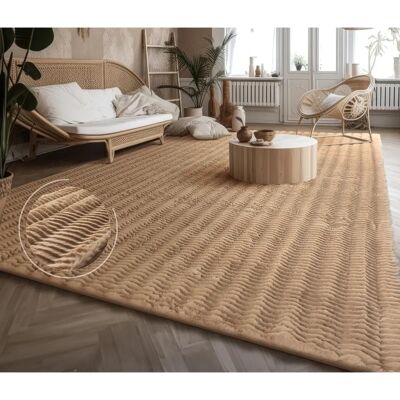 PACO HOME Arnheim 743 Beige Teppich - Rechteckig, 160x220cm, Weich, Stilvoll PACO HOME Arnheim 743 Beige Teppich - Rechteckig, 160x220cm, Weich, Stilvoll