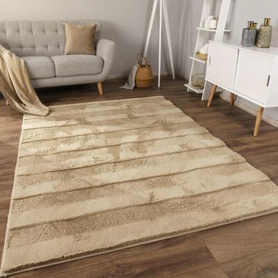 Tappeto Beige a Pelo Lungo Paco Home - Rivestimento per Pavimenti Tappeto Beige a Pelo Lungo Paco Home - Rivestimento per Pavimenti