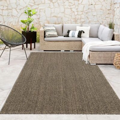 Paco Home - Alfombra Exterior Resistente Verde 120x160 - Rug Paco Home - Alfombra Exterior Resistente Verde 120x160 - Rug