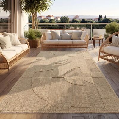 Paco Home - Boho Beige - Beige - 80x150 cm - Tapis d'extérieur - Publicité Paco Home - Boho Beige - Beige - 80x150 cm - Tapis d'extérieur - Publicité