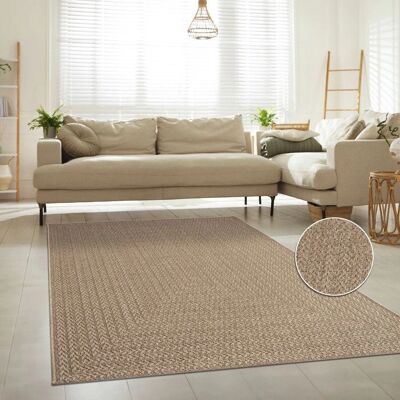 Paco Home - Alfombra Terraza 160x230 - Beige - Intemperie - Rug Paco Home - Alfombra Terraza 160x230 - Beige - Intemperie - Rug