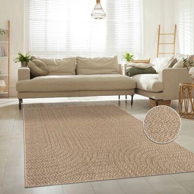 Paco Home - Alfombra Terraza - Beige - Rug Paco Home - Alfombra Terraza - Beige - Rug