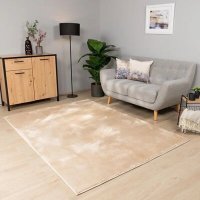 Paco Home - Alfombra de Pelo Corto 300x400cm - Beige Oscuro - Alfombra Paco Home - Alfombra de Pelo Corto 300x400cm - Beige Oscuro - Alfombra