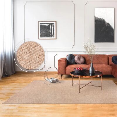 PACO HOME Barcelona 610 Beige Teppich - Kurzflor, Strapazierfähig, Modern PACO HOME Barcelona 610 Beige Teppich - Kurzflor, Strapazierfähig, Modern