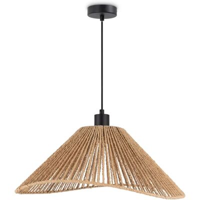 Paco Home Lampada a sospensione Stile Boho Nera Paco Home Lampada a sospensione Stile Boho Nera