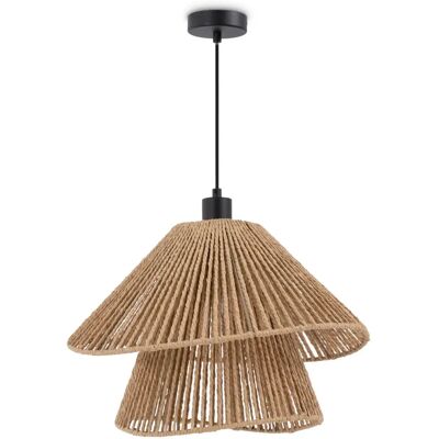 Paco Home Tipo 5 Lampada a sospensione - Stile Boho Nero Paco Home Tipo 5 Lampada a sospensione - Stile Boho Nero
