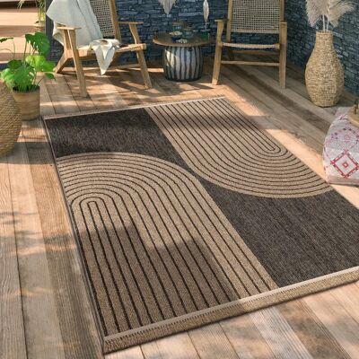 PACO HOME Cologne 493 - Alfombra gris 120x160cm - Interior/Exterior PACO HOME Cologne 493 - Alfombra gris 120x160cm - Interior/Exterior