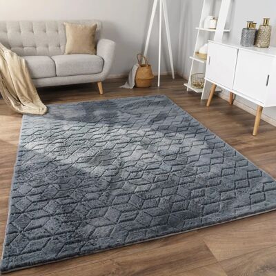 Paco Home - Tappeto - Motivo geometrico a rombi - 60x100 cm - Antracite Paco Home - Tappeto - Motivo geometrico a rombi - 60x100 cm - Antracite