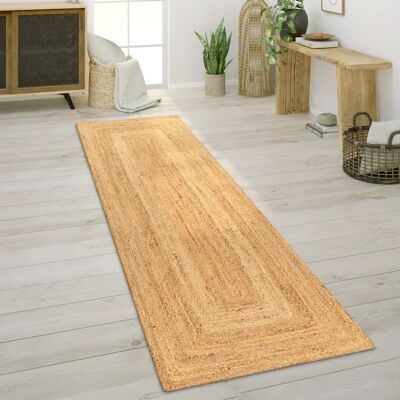 Alfombra Natural de Yute Paco Home 80x250cm - Alfombra Alfombra Natural de Yute Paco Home 80x250cm - Alfombra