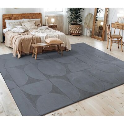 Paco Home Modello 160x220 cm Tappeto Pelo Corto Geometrico Paco Home Modello 160x220 cm Tappeto Pelo Corto Geometrico