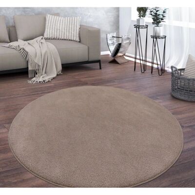 Alfombra Lavable de Pelo Corto Taupe - Alfombra Alfombra Lavable de Pelo Corto Taupe - Alfombra