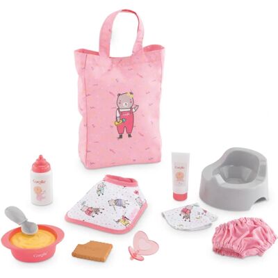Corolle Rosa Puppenzubehör - 11-teile Set für 30cm Puppe Corolle Rosa Puppenzubehör - 11-teile Set für 30cm Puppe