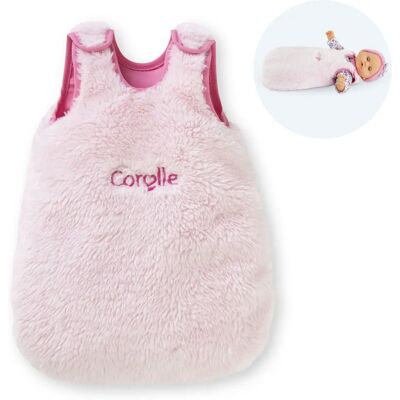 Corolle 9000111150 Puppenzubehör - Plüsch Schlafsack für Puppen, 30cm, Rosa Corolle 9000111150 Puppenzubehör - Plüsch Schlafsack für Puppen, 30cm, Rosa