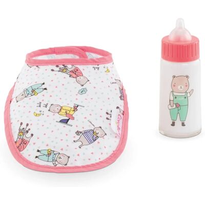 Corolle 9000140680 Dukke Tilbehør - Passer til 36-42cm Baby Dukker - Smekke og Flaske Corolle 9000140680 Dukke Tilbehør - Passer til 36-42cm Baby Dukker - Smekke og Flaske