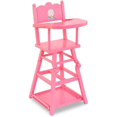 Corolle Pinke Hochstuhl - Puppenzubehör für 36-42cm - Kinderspielzeug Corolle Pinke Hochstuhl - Puppenzubehör für 36-42cm - Kinderspielzeug