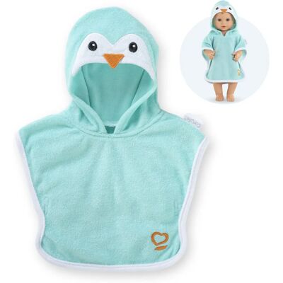 Accessori bambola Corolle 9000141670 - Asciugamano con cappuccio pinguino per bambole di 36cm Accessori bambola Corolle 9000141670 - Asciugamano con cappuccio pinguino per bambole di 36cm