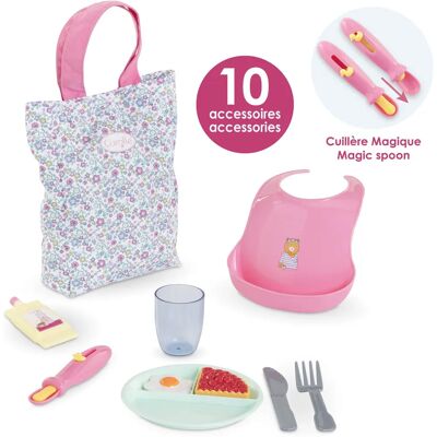 Corolle - Groot Voedselset Bloem, 10 Accessoires, voor Poppen 36/42cm Corolle - Groot Voedselset Bloem, 10 Accessoires, voor Poppen 36/42cm