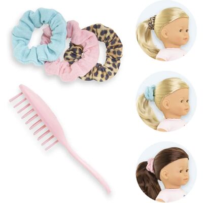 Corolle Modello 9000213030 Accessori Bambola - Spazzola e Elastici Corolle Modello 9000213030 Accessori Bambola - Spazzola e Elastici