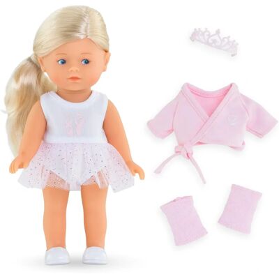 Corolle Rosy Ballerine Puppe - 20cm, Vanille Duft - Geschenkset Corolle Rosy Ballerine Puppe - 20cm, Vanille Duft - Geschenkset